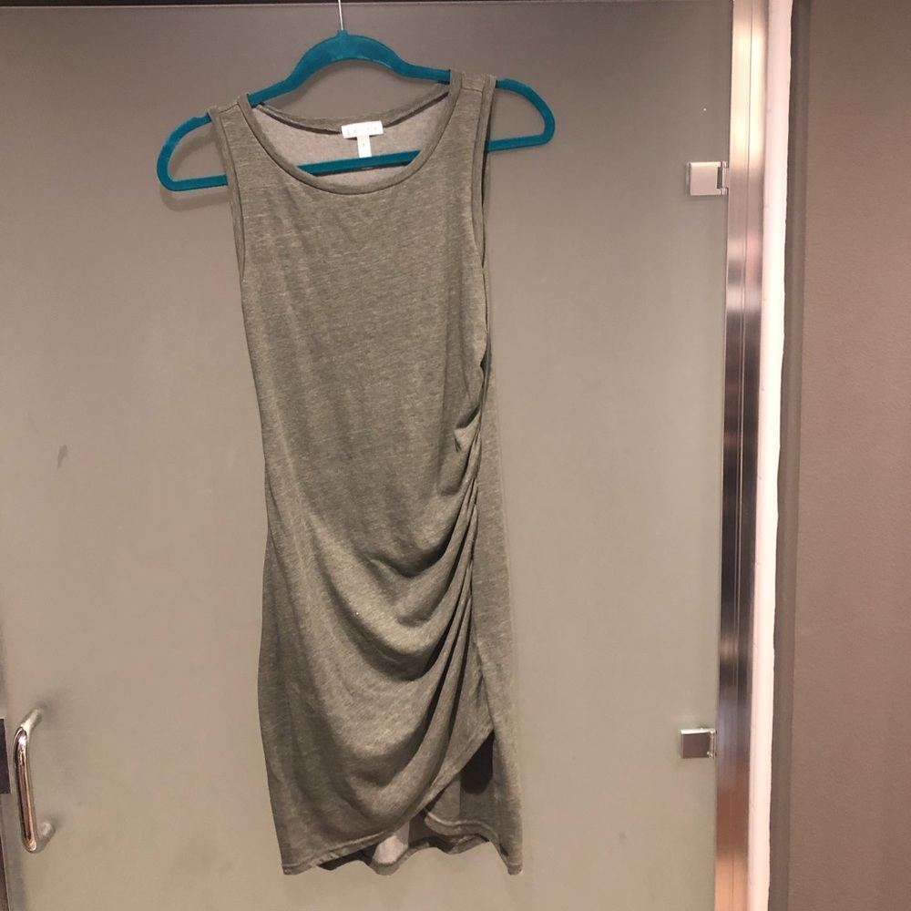 Leith olive green body on dress